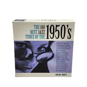 100 Best Jazz Tunes of the 1950s 8 CD Box Set Classic Jazz Collection